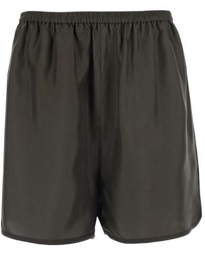 Rohe Taped Silk Shorts - Zwart