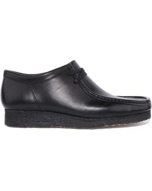Clarks Zwarte Wallabee Schoenen