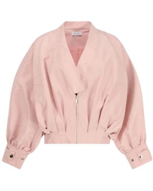 WEILI ZHENG Bomber Jackets - Pink