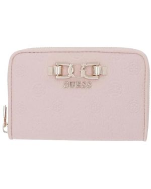 Guess Accessoires ,Roze ,Leer Porte-Monnaie Logo