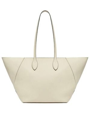 Valextra Tote Bags - Neutro