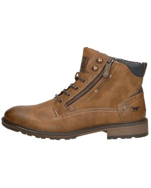 Mustang Schoenen ,Bruin ,Lace-Up Boots