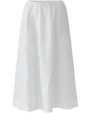 Ouí Midi Skirts - White