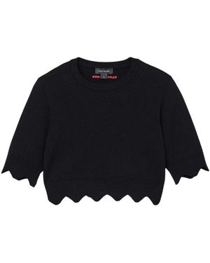 Marc Jacobs Truien & Vesten ,Zwart ,Tops - Blauw