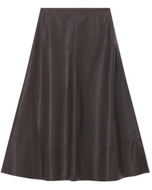 Iris Von Arnim Leather Skirts - Gris