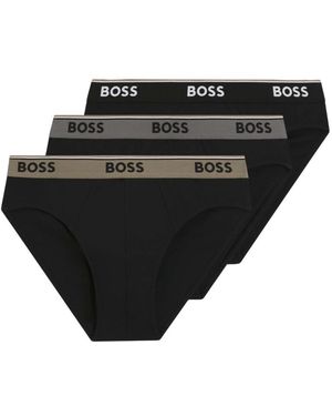HUGO Hip Brief 3Er-Pack - Schwarz