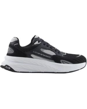 EA7 Schoenen ,Zwart ,Zwarte Sneakers
