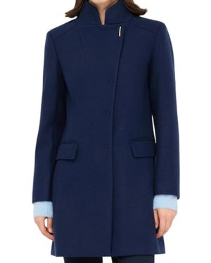Liu Jo Single-Breasted Coats - Blue