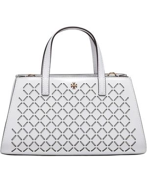 Tory Burch Tassen ,Wit ,Leer Emerson Perforated Mini Bag