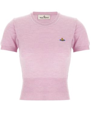 Vivienne Westwood Round-Neck Knitwear - Pink