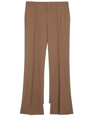 Chloé Wide Trousers - Brown