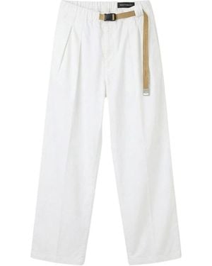 White Sand Wide Trousers - White