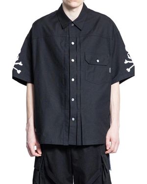 MASTERMIND WORLD Short Sleeve Shirts - Blue