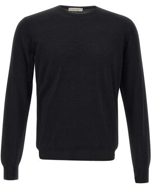 FILIPPO DE LAURENTIIS Round-Neck Knitwear - Blue