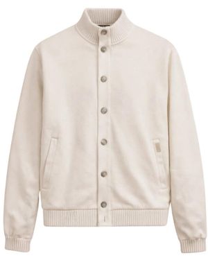 Fay Bomber Jackets - White