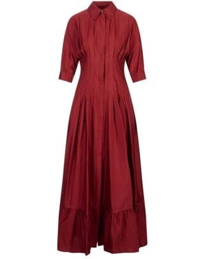 Max Mara Shirt Dresses - Red