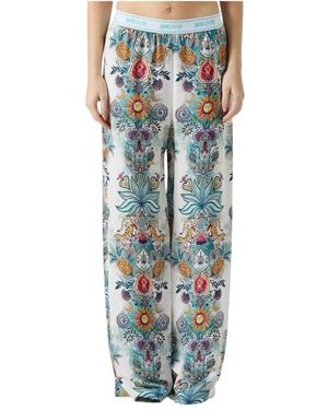 Just Cavalli Wide Trousers - Blue