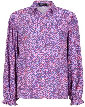 Ydence Lange Mouw Blouse Alyssa - Paars