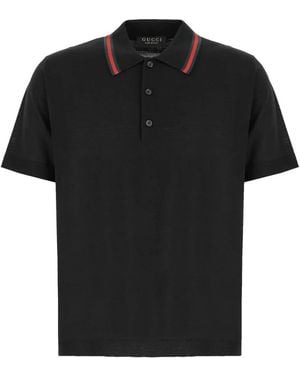 Gucci Polo Shirts - Negro