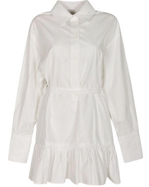 Patou Shirt Dresses - White