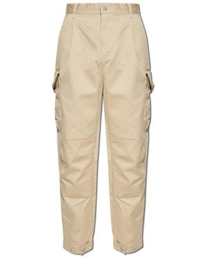 Moose Knuckles Wide Trousers - Neutro