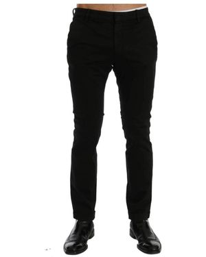 CoSTUME NATIONAL Slim-Fit Trousers - Black