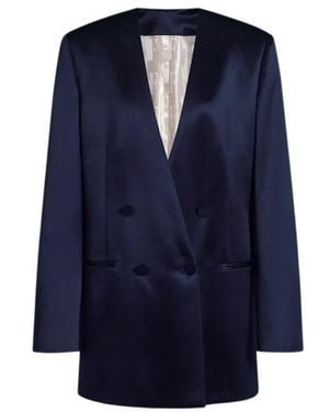 Alberta Ferretti Blazers - Blue