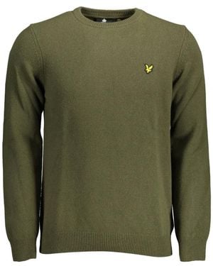 Lyle & Scott Round-Neck Knitwear - Green