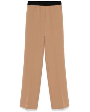 Ermanno Scervino Straight Trousers - Brown