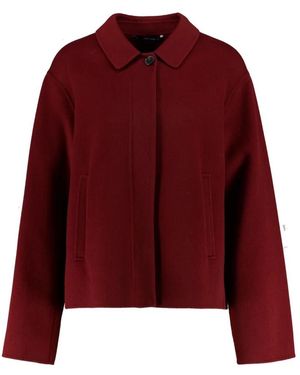 Max Mara Jassen ,Rood ,Lichte Jassen