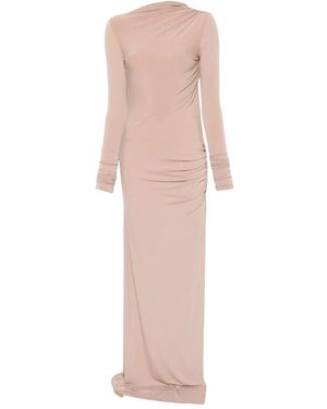 ANDAMANE Sophie Deep Openback Maxi Dress - Pink