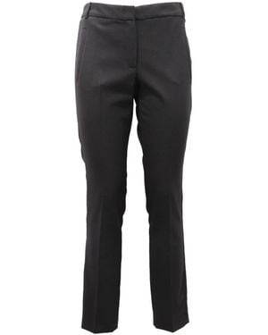 Marella Slim-Fit Trousers - Black