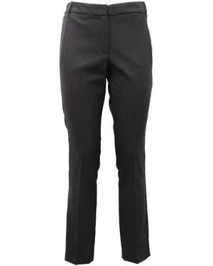Marella Slim-Fit Trousers - Black