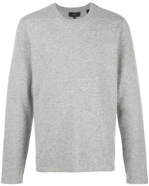 Vince Round-Neck Knitwear - Gris
