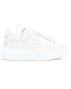 McQueen Schoenen ,Wit ,Leer Oversized Sneaker