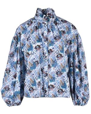 WEILI ZHENG Blouses - Blue