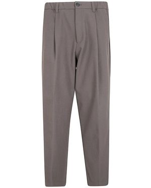 Herno Straight Trousers - Grey