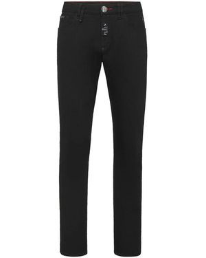 Philipp Plein Slim-Fit Jeans - Negro