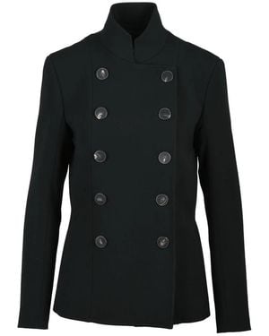 The Seafarer Double-Breasted Coats - Negro