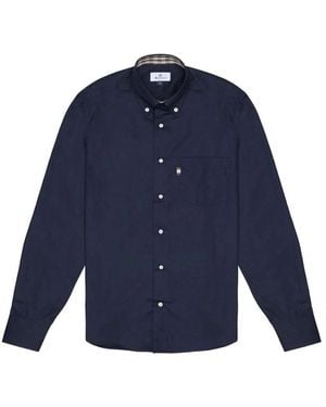 Aquascutum Casual Shirts - Blue