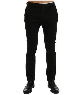 CoSTUME NATIONAL Slim-Fit Trousers - Black