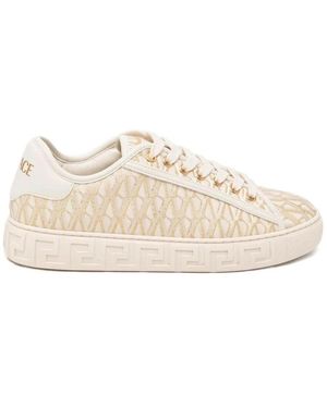 Versace Medusa Head Platform Sneakers - Natur