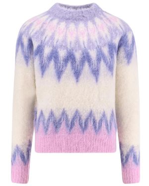 Isabel Marant Round-Neck Knitwear - Paars