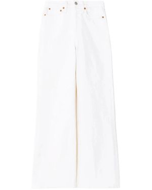 RE/DONE Wide Jeans - Blanco