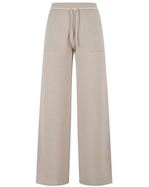 Eleventy Stijlvolle Wijde Pijp Broek - Grijs