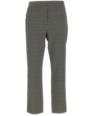 Elena Miro Straight Trousers - Grey