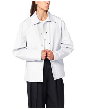 Jil Sander Jassen ,Grijs ,Monopetto Jassen - Wit