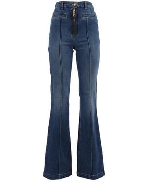 Elisabetta Franchi Flare Jeans - Blue