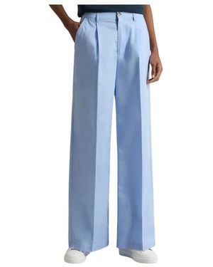 Woolrich Wide Trousers - Blue