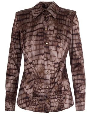 Elisabetta Franchi Shirts - Brown